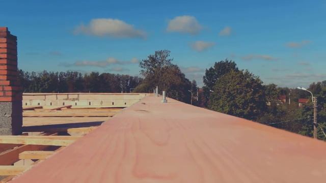 Мауэрлат. Мауэрлатный брус. Постройка вальмовой мансардной крыши. Возведение крыши. Начало. смотреть онлайн