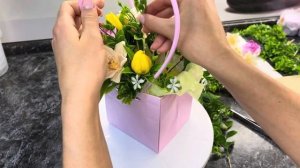 Собираю букет в стильной сумочке / Лилии, пионы, тюльпаны / Мыло ручной работы / Мыловарение