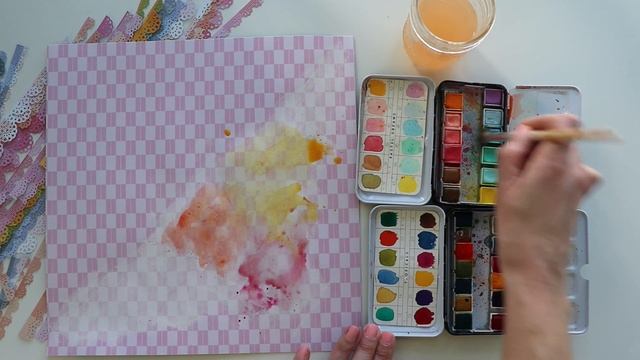 Tutorial: Punched Border Paper Strips Layout with Garden Shoppe смотреть онлайн