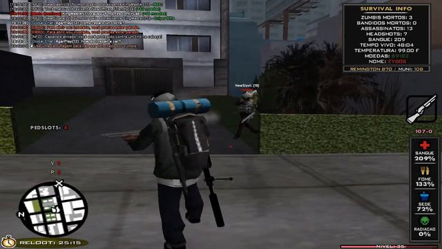 GTA SAMP DAYZ - tela grossa смотреть онлайн