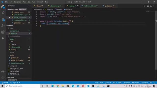 Implement Modal in Next JS using createPortal | Next JS Modal смотреть онлайн
