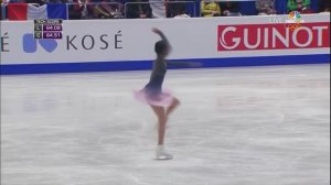 Евгения Медведева. ЧМ по фигурному катанию. Острава 2017.