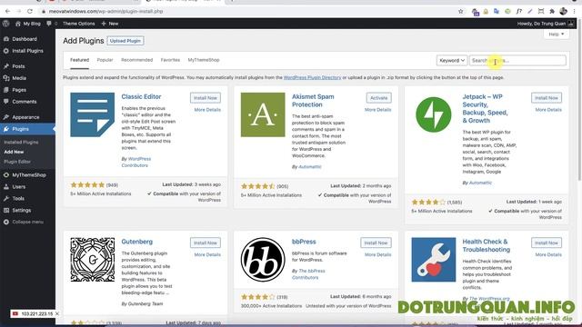 Hướng dẫn cài đặt Theme và Plugin trên WordPress смотреть онлайн