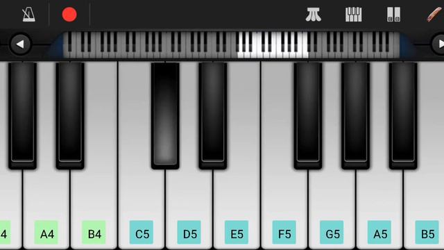 Natarang theme on piano mobile смотреть онлайн