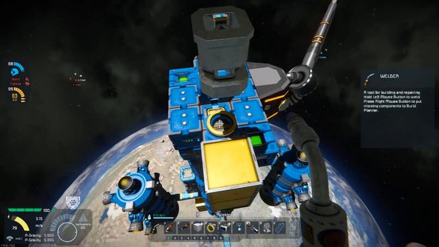 Space Station underway. Space Engineers Solo смотреть онлайн