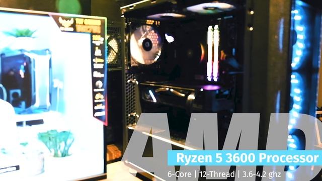 ROG x TUF Gaming 70k php build with IPS curved monitor! смотреть онлайн