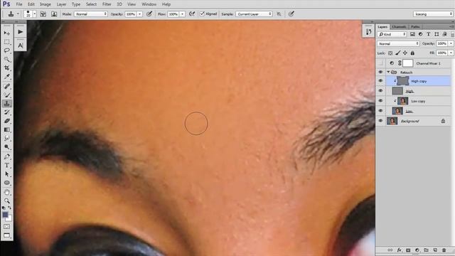 Adobe Photoshop CC Tutorial Skin Retouching смотреть онлайн