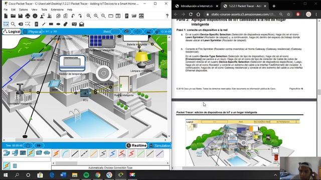 1.2.2.1 Packet Tracer - Adding IoT Devices to a Smart Home смотреть онлайн