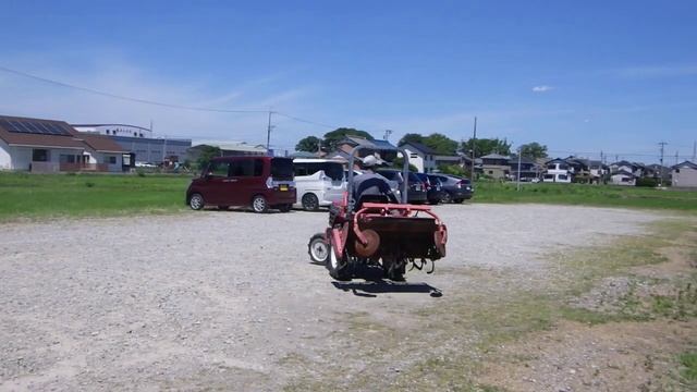 Японский дизельный мини трактор HONDA TX130 смотреть онлайн