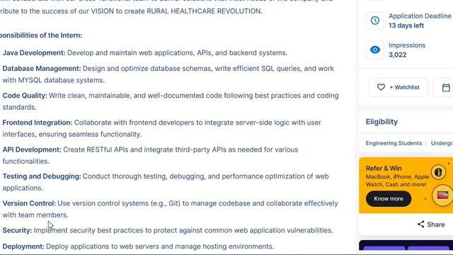 Java Developer Internship смотреть онлайн