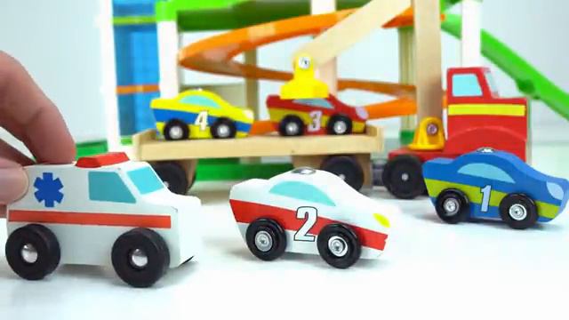 Learn Colors With Toy Cars And Gumballs!