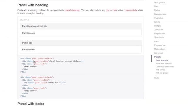 Developing a Dynamic Website 2014 - Part 26 - Creating a Panel with Bootstrap смотреть онлайн