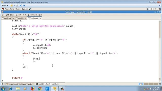 Evaluation of Postfix Expression using Stack - Program | Data Structures using C++ смотреть онлайн