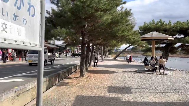 2022年12月14日 真冬並みの寒さの京都嵐山を歩く Walking Around Arashiyama,Kyoto 【4K】