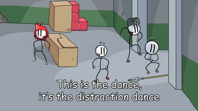 DISTRACTION DANCE: THE MUSICAL SENSATION - Henry Stickmin Collection Cover (of questionable quality смотреть онлайн