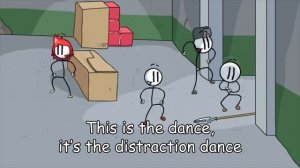 DISTRACTION DANCE: THE MUSICAL SENSATION - Henry Stickmin Collection Cover (of questionable quality
