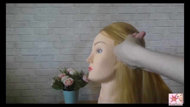 Праздничная легкая прическа на основе хвоста смотреть онлайн