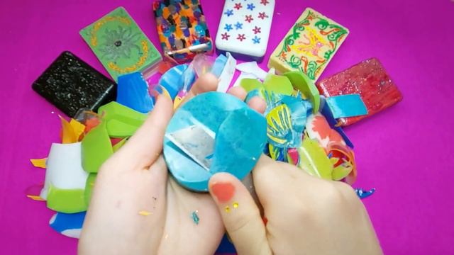 ASMR Soap Peeling, SOAP Carving, SOAP Cutting, SOAP Cut, Bright Colors !!!