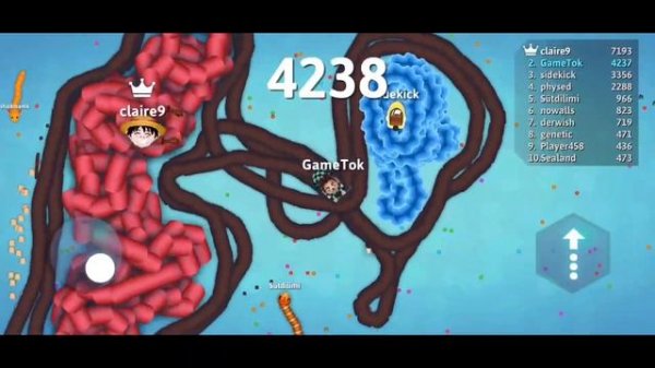 Snake io I Circling 2 Biggest Snake? Epic SnakeIo Gameplay!