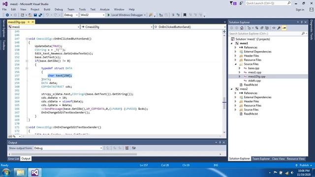 VS C++ send string between two other process used SendMessage Window смотреть онлайн