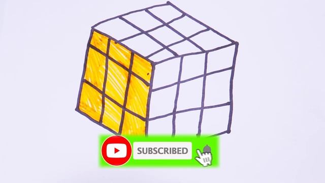 Bolalar uchun rubik rasmini chizish / Draw picture rubik for kids/ Нарисовать картинку рубик смотреть онлайн