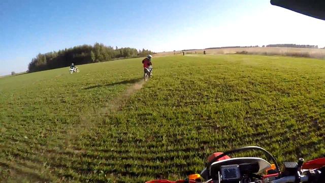 Эндуро прохват Владимир - Суздаль, 23.09.2017. Enduro riding on Honda XR250. смотреть онлайн