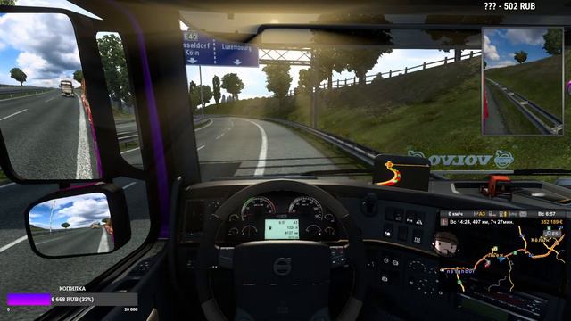 Стрим по Euro Truck Simulator 2 | Шумахер за рулём смотреть онлайн