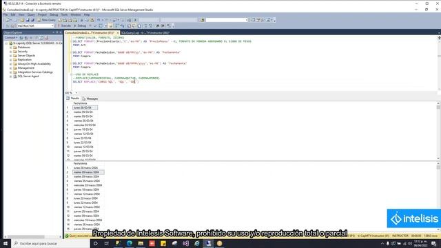 Funciones de Agregado, Datepart 06 - Uso de Replace смотреть онлайн