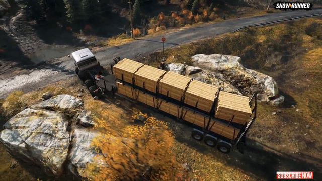New Double Decker 5 Slot High Saddle Semi Trailer in SnowRunner Phase 6 Update смотреть онлайн