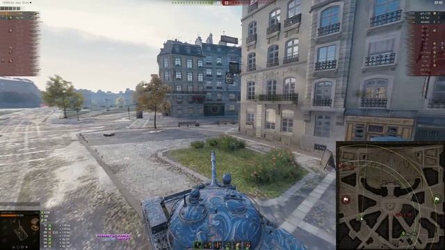 Т-62А: 9.3k/12 frags in Paris смотреть онлайн