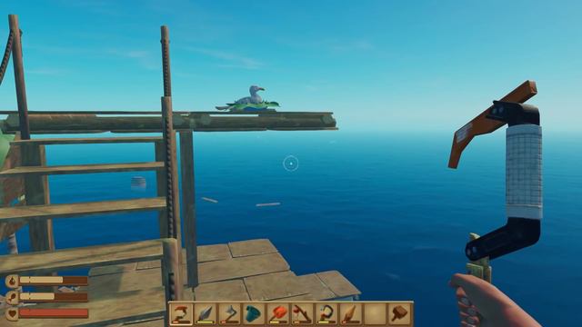 АКУЛА ОХОТИТСЯ ЗА МОИМИ ЯЙЦАМИ! ПРОХОЖДЕНИЕ RAFT смотреть онлайн