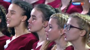 "Орлята учатся летать"  Большой детский хор и Александра Пахмутова "Привет, Андрей!"