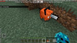 обзор на мод человек-бензопила в Майнкрафте 1.19.70.23 #мемы #майнкрафт #моды