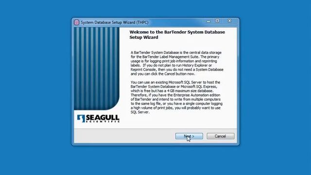Setting Up a System Database in BarTender Software (Tutorial) смотреть онлайн