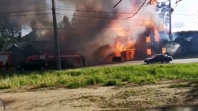 Кохма 25 мая 2021 год. Горит Запрудка(( смотреть онлайн