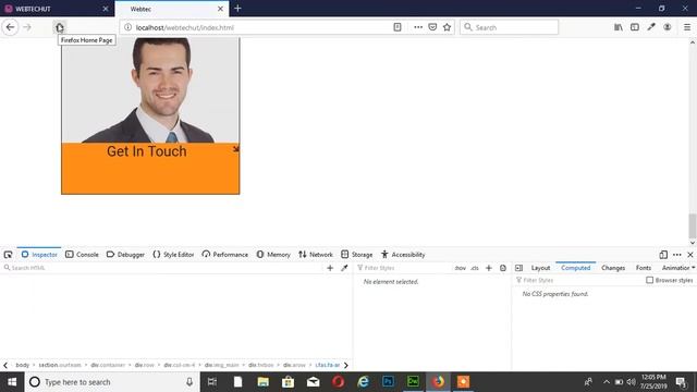 How To Create Image Hover Overlay Effects | Build A Website Using Bootstrap-4 in Hindi (Part-5) смотреть онлайн