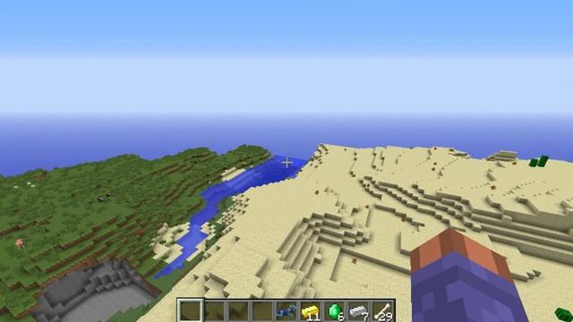 Minecraft seed 1.8.9, 1.7.10 Awesome NPC Village + Temple, Great for building, Good Loot смотреть онлайн