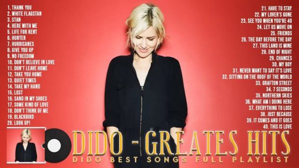D I D O Greatest Hits Full Album 2022 ~ The Best Of D I D O ~ D I D O Best Songs Collection