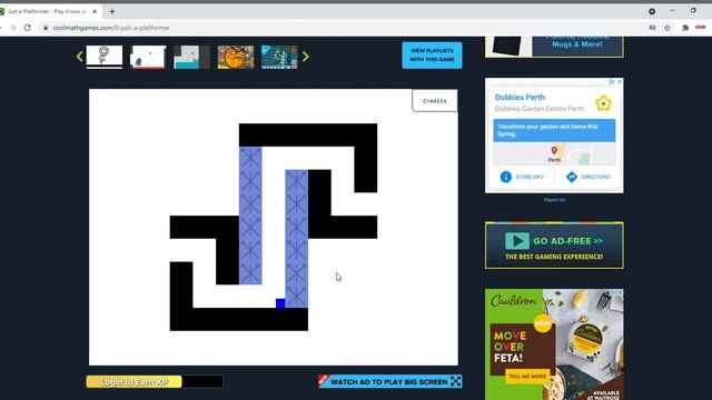 Just a Platformer Play it now at CoolmathGames com смотреть онлайн