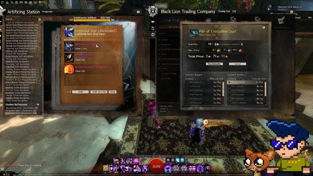 GW2 Crafting an Ascended weapon (Zojja's Spire) TIPS | Guild Wars 2 | 2023 смотреть онлайн