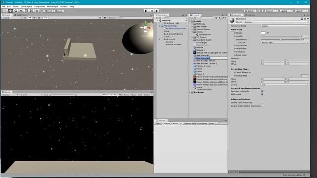 How To Make a Space Sim in Unity - 3D Space Sky Box Tutorial смотреть онлайн