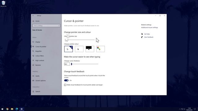 How to Change Mouse Pointer/Cursor Size in Windows 10 смотреть онлайн