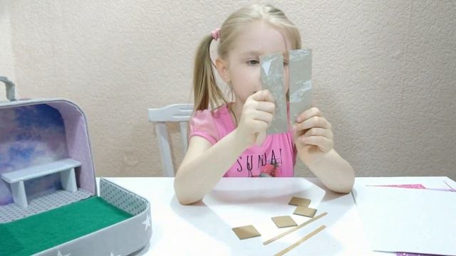 DIY. Мини дом чемоданчик для кукол ЛОЛ своими руками 2 часть . Как сделать мебель LOL своими руками смотреть онлайн