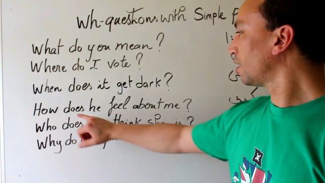 WH Questions with Simple Present - تكوين الاسئلة في اللغة الانجليزية смотреть онлайн