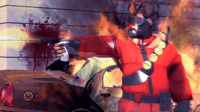Rudolph The Red Nosed Pyro ( Gmod Machinima ) смотреть онлайн