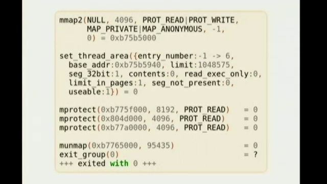 Watch your Python script with strace смотреть онлайн