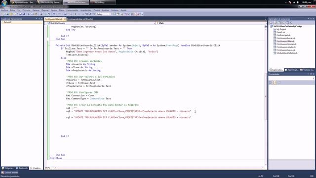Curso VB .NET - VT11: Edición de Usuario - Base de Datos (SQL) HD смотреть онлайн