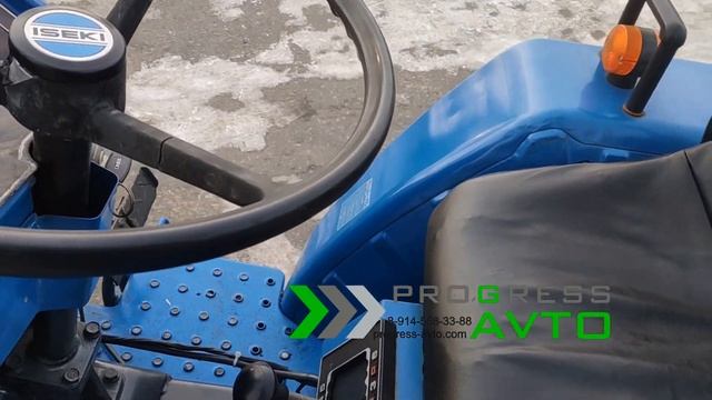 Японский полноприводный мини-трактор ISEKI TU1500 с фрезой смотреть онлайн