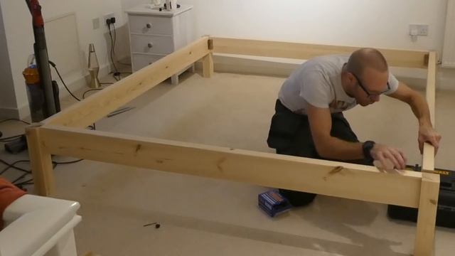 How to make your own wooden bed frame - Super King Size - DIY смотреть онлайн