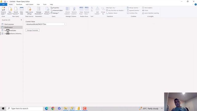 Store database name in a parameter Power BI смотреть онлайн